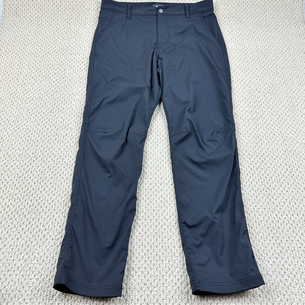 REI Co-op Taereen Pants Mens 36x32 Black Regular Fit Performance Chino Outdoor